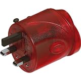 Adaptateur secteur de voyage (Rouge)par Swiss Travel Products