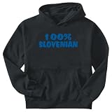 SWEATSHIRT BLACK   100 % SLOVENIAN   SLOVENIA Large