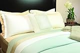 Home Source 63565KGB06 100 Percent Cotton Microcotton King Duvet Set - Duve ....