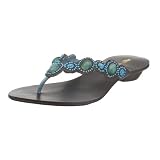 Two Lips Womens Rachelle Embellished Thong Sandal