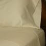 400 Thread Count Solid Sateen Egyptian Cotton Pillow Case Standard Size .Ecru