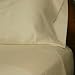 400 Thread Count Solid Sateen Egyptian Cotton Pillow Case King Size Ecru.