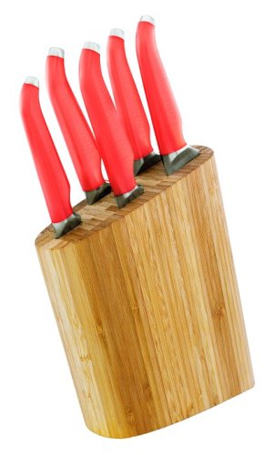 Furi Rachael Ray Gusto-Grip 6-Piece Bamboo Block Set