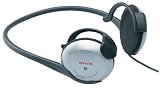 Aiwa HP-AJ101 Neckband Headphones (Open Air Type, Metallic Blue)