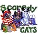 Scaredy Cats-H Adult T-Shirt