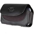 BLACKBERRY RIM 8320 CURVE T-Mobile Horizontal Premium Leather Pouch Case With Belt Clip And Belt Loops ...Plus FREE Neck Strap / Lanyard!!!