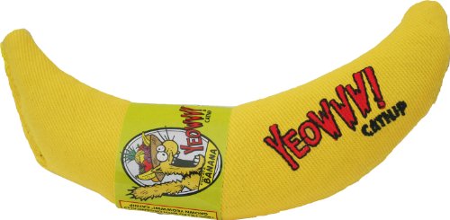 Yeowww! 100% Organic Catnip Toy, Yellow Banana 