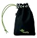 Firefly Wristlet Purse - Black/Green