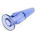 Butt Plug - Translucent Hollowed for Finger Insertion (Blue) by HappyNHealthy