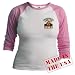 Bistro Chick Jersey Coffee Jr. Raglan by CafePress