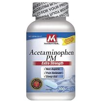 Member's Mark - Acetaminophen PM 500 mg, Extra Strength, 300 Caplets
