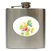 Hip Flask 6 oz. of Watercolor Floral