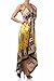 Silk Feel Handkerchief Hem Criss Cross Back Adjustable Maxi/Long Dress