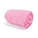 Baby Boum Large Double Layered Cotton Rich Towel and Lightweight Blanket (Rich Bubblegum Pink, 75 x 100cm)