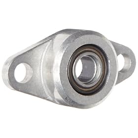 Spyraflo HF3-500-LT Self-Aligning, High Performance Teflon-Bronze Bearing With Aluminum 2-Bolt Hole, 1/2" Inner-Diameter Housing-Flange