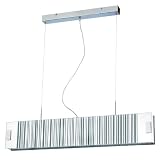 Buy Eurofase 16026-015 Biloxy 1-Light 39W Bulb Pendant, Chrome Clear by Eurofase