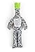 Dammit Doll - Classic Dammit Doll - Le Lustre - Black Floral , Lime Green Hair - Stress Relief, Gag Gift