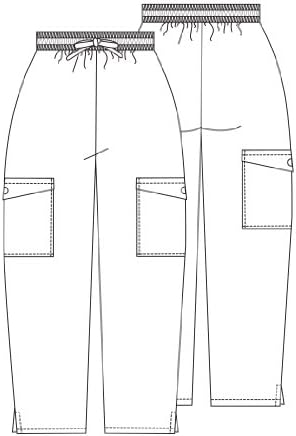 Adar Universal Natural-Rise Cargo Pocket Capri Pants - White -