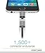FosPower [Apple MFi Certified] Braided 8 Pin Lightning to USB Cable with Aluminum Connector for iPhone 6S, 6 Plus / iPad Pro / Air 2, mini 3 / iPod Touch 5th Gen, iPod Nano 7th Gen & More (6 in) Grey