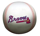 MLB Atlanta Braves 12-Inch Spandex Baseball Shaped Whoochie Pillow