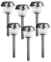 Paradise Solar Post Lights, 6-Pack, Stainless Steel #GL23710SS6