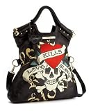 Ed Hardy Tanya Foldover Shoulder Bag