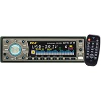 Pyle AM/FM-MPX CD/MP3 Player w/USB/SD Input and Motorized Slide Down Detachable Face