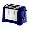 Dualit 25376 Lite 2-Slice Toaster, Soft Touch Cobalt Blue