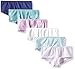 Fruit of the Loom Women's 6 Pack Cotton Boyshort Panties, Assorted, 9