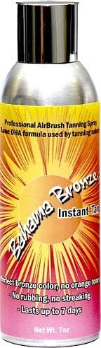 Bahama Bronze Instant Self Tanning Spray, Dark Bronzing Spray on Tan