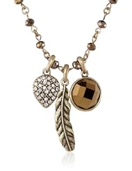 Lucky Brand Dorado Gifting Charm Pendant Necklace, 19"