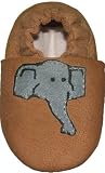 Tibet PLATEAU soft soled infant full grain leather baby shoes elephant