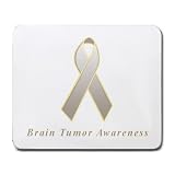 Brain Tumor Awareness Ribbon Mouse Pad