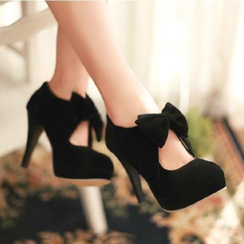 BLACK TIE HIGH HEELS (5)