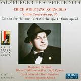 Erich Wolfgang Korngold: Violin Concerto in D major Op.35 / Gesang der Heliane Op.20 / Vier StÃ¼cke Op.11 / Suite Op.23 cover image