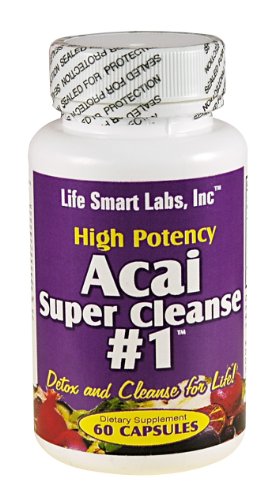 ACAI SUPER CLEANSE #1 TM HIGHLY POTENT 60 capsules ANTIOXIDANT, Detox, Colon Cleanse, Weight Loss : The Perfect Proportion of Ingeredients
