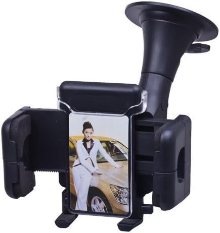 Universal Car Mount Holder for GPS / PDA / Cell phone / Ipod / MP3 Player Mounting on Windshield, Dash, or AC Vent