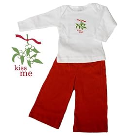Buy One Acorn Long-Sleeve Tee Set - Mistletoe, size 3-6 months by One Acorn
