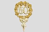 50th Gold Wreath Foil - Large