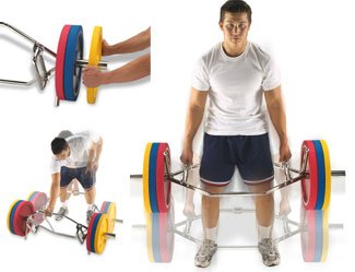 Hampton Fitness Multi-Hex Trap/Shrug Bar with High-Low Dual Grip