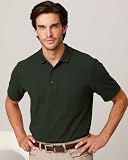 DryBlend Pique Gildan Men 's Polo Shirt Sport, marina, Large