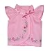 Pink Embroidered Rose Blouse. Fits 18" American Girl Doll and Others