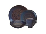 Best Buy Pfaltzgraff Blue Pointe 16-Piece Dinnerware Set, Service for 4