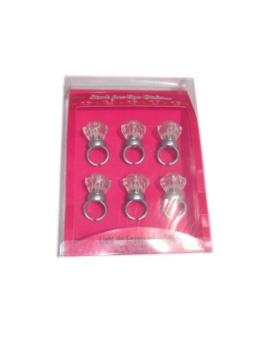 WeGlow International Flashing Diamond Ring (6 pieces)