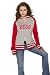 Cincinnati Reds Women's Varsity Full Zip Raglan Jacket - by Alyssa Milano