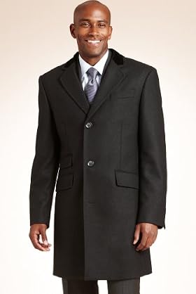 Sartorial Velvet Collar Overcoat