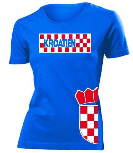 KROATIEN FANSHIRT FUSSBALL EM 2016 3196(F-B) Gr. XXL