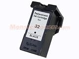 Lexmark 18C0032 Remanufactured Black Ink Cartridge - Lexmark No.32 (#32) for P4350, P6350, P915, X3350, X5250, X7170, Z810, Z818 Series