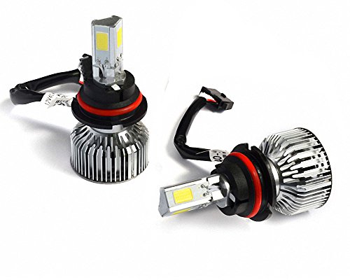 4BetterCarLife 9007 Auto LED Fog Lights Bulb Conversion Kit 80W 7200LM 3000K Super Bright Yellow 360 Degree Emission Pefect Beam Pattern - 10 Years Focused on Auto Lighting