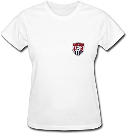 JAJUS Women's 2015 FIFA Women's World Cup USA Team Shield T-Shirt White XXL
